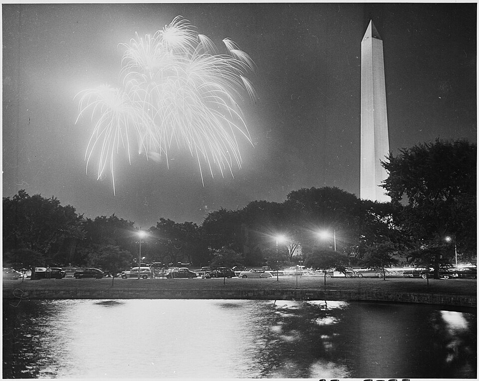 4 of July-fyrverkerier i Washington D.C., 1951