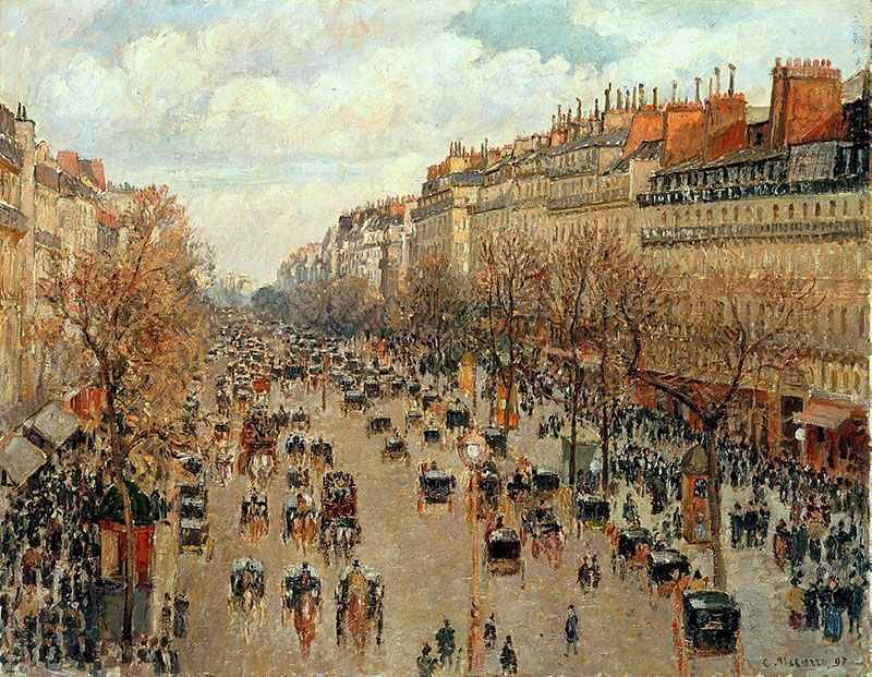 La belle époque – målning av Camille Pissarro