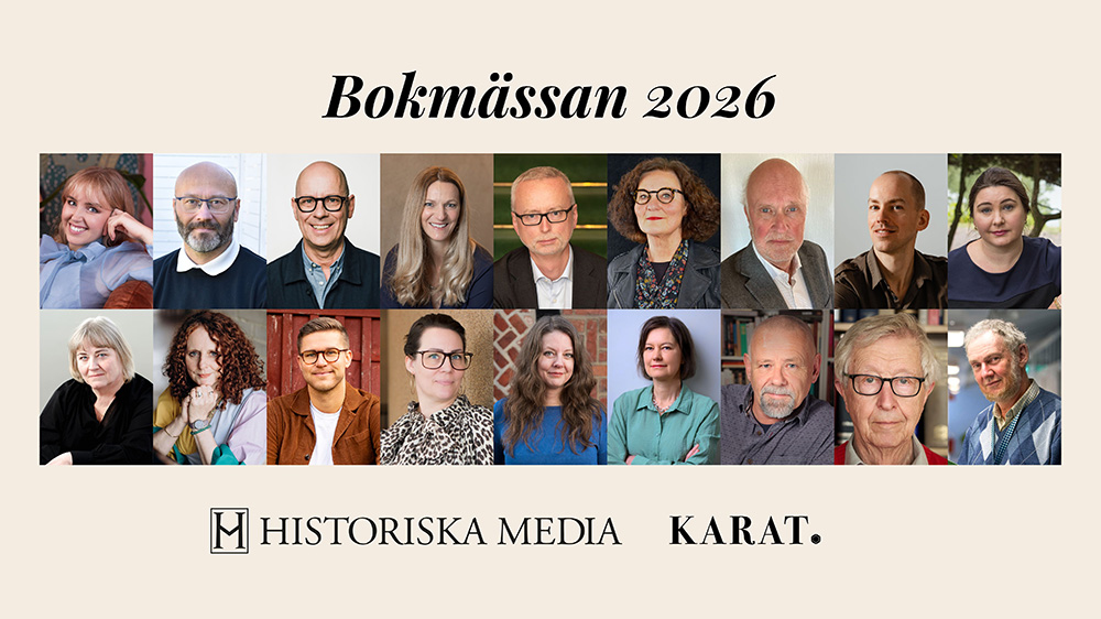 Historiska Media på Bokmässan 2026 - medverkande författare